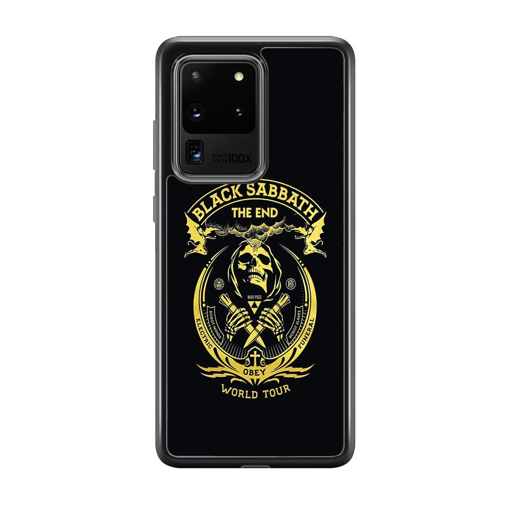 Black Sabbath Obey World Tour Samsung Galaxy S20 Ultra Case-Rubber Black (2D Case)-Oxvistore