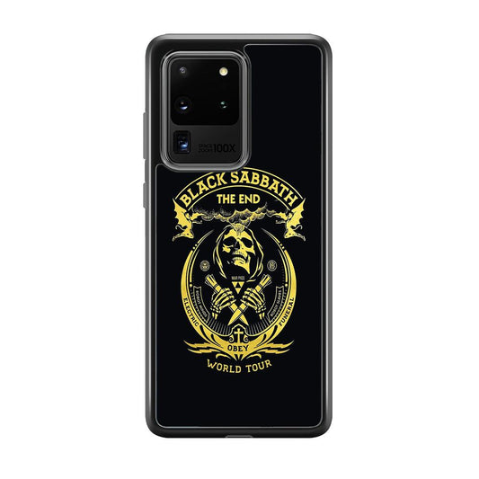 Black Sabbath Obey World Tour Samsung Galaxy S20 Ultra Case-Rubber Black (2D Case)-Oxvistore