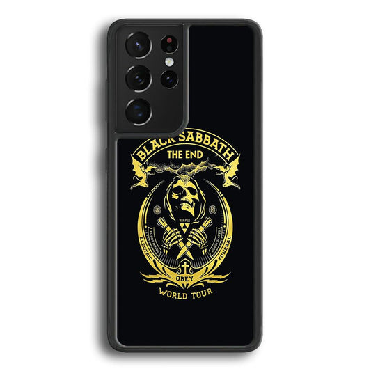 Black Sabbath Obey World Tour Samsung Galaxy S24 Ultra Case-Rubber Black (2D Case)-Oxvistore