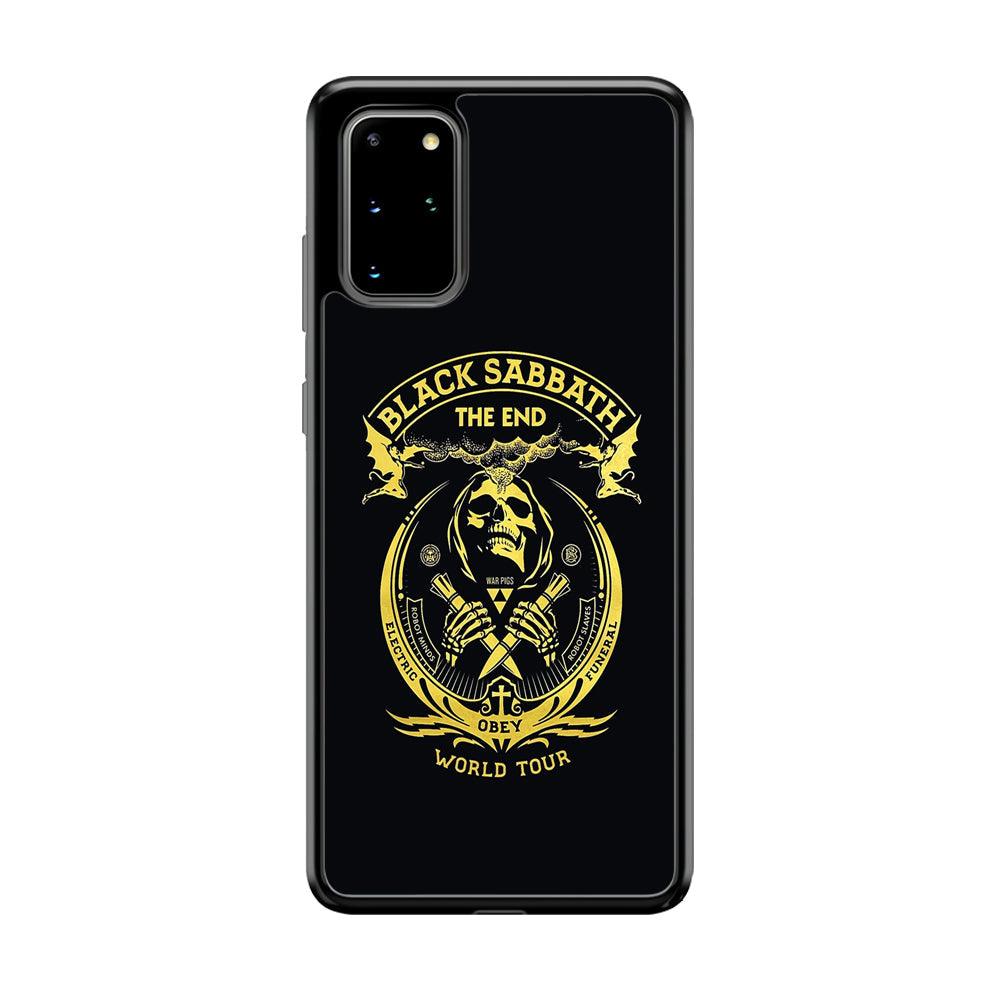 Black Sabbath Obey World Tour Samsung Galaxy S20 Plus Case-Rubber Black (2D Case)-Oxvistore