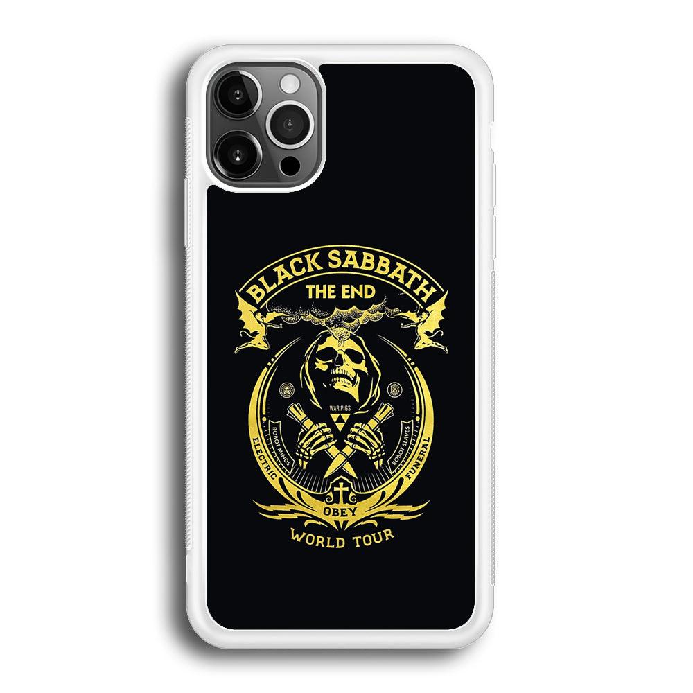 Black Sabbath Obey World Tour iPhone 12 Pro Case-Oxvistore