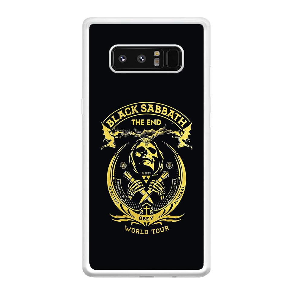 Black Sabbath Obey World Tour Samsung Galaxy Note 8 Case-Oxvistore