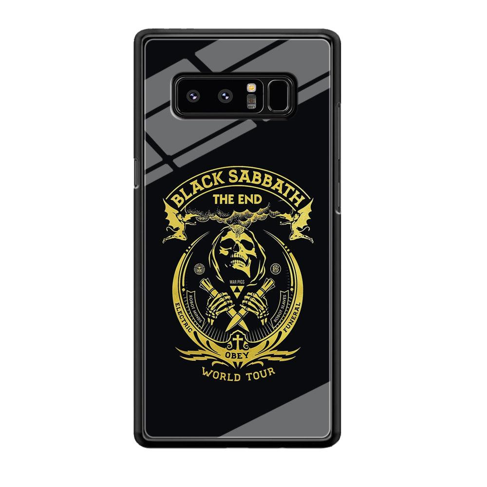 Black Sabbath Obey World Tour Samsung Galaxy Note 8 Case-Oxvistore