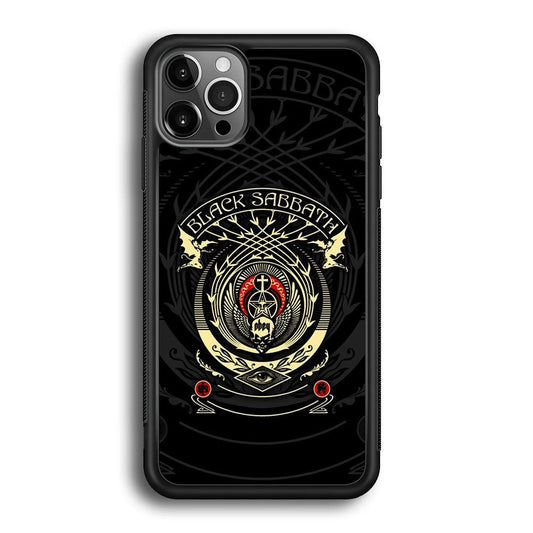 Black Sabbath Shadows Emblem iPhone 12 Pro Case-Oxvistore