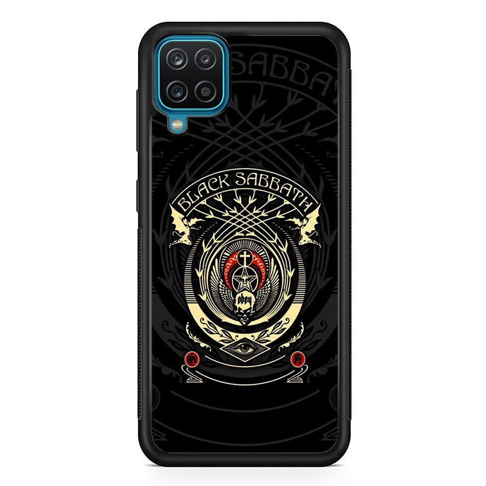 Black Sabbath Shadows Emblem Samsung Galaxy A12 Case-Oxvistore