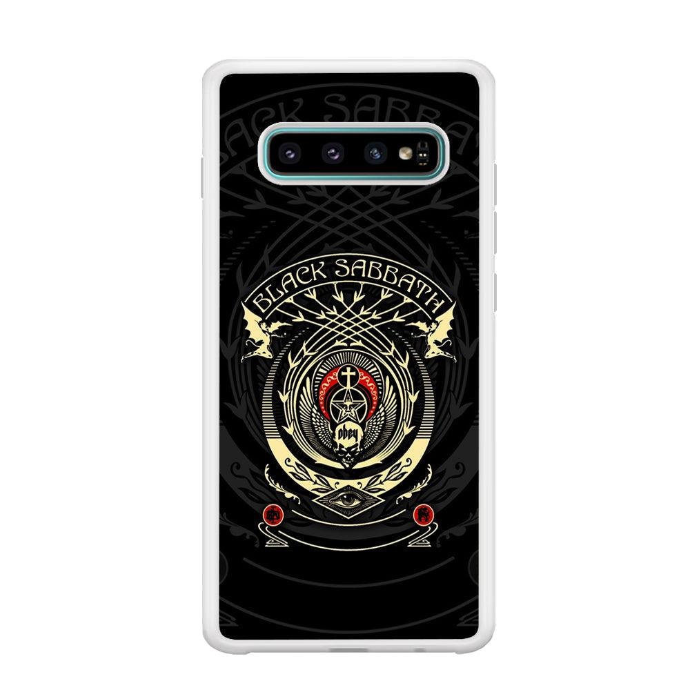 Black Sabbath Shadows Emblem Samsung Galaxy S10 Plus Case-Oxvistore