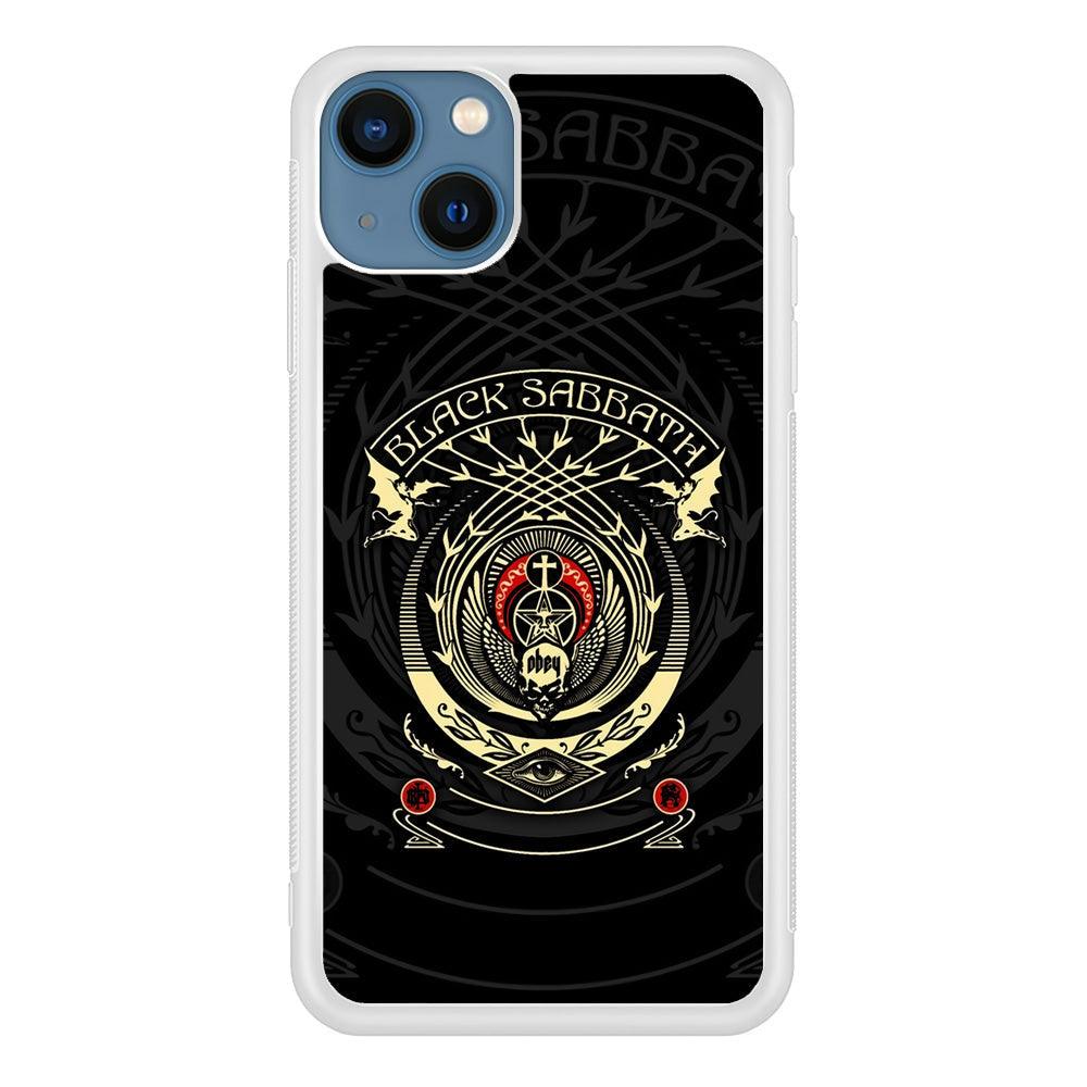 Black Sabbath Shadows Emblem iPhone 15 Plus Case-Oxvistore