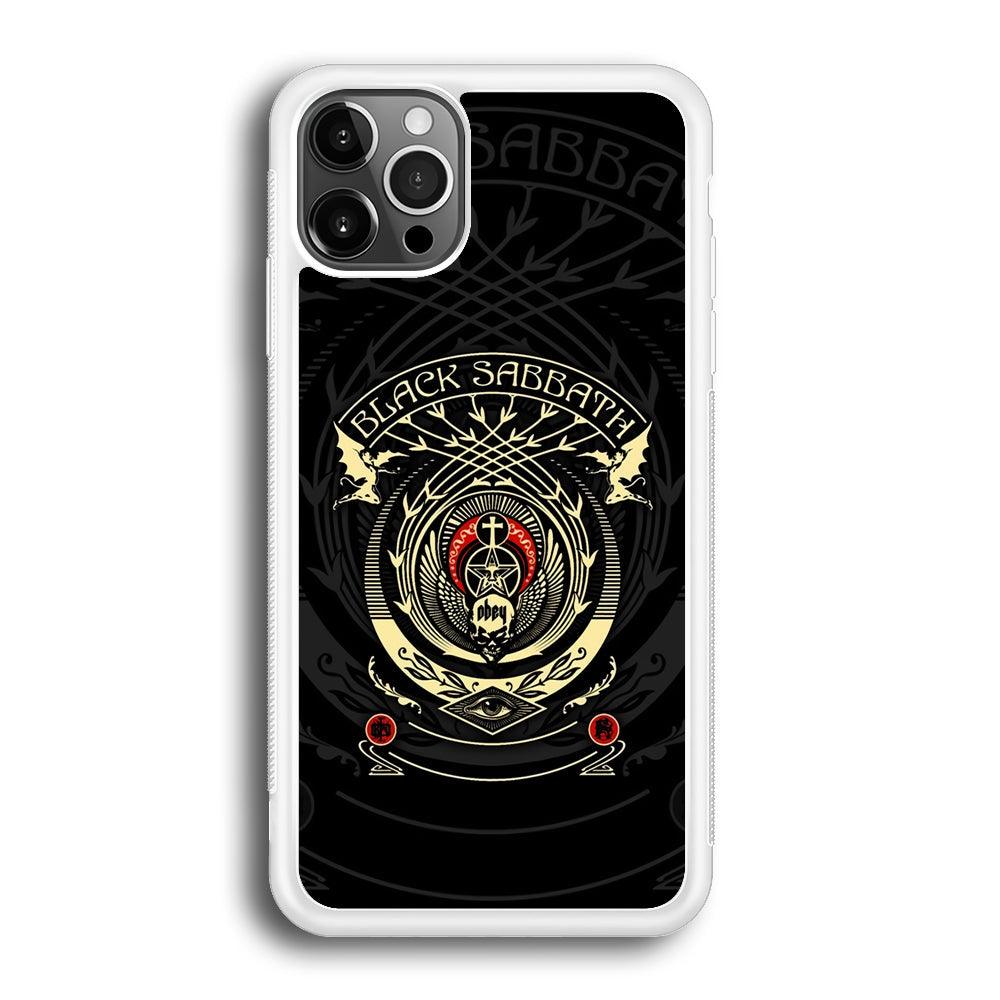 Black Sabbath Shadows Emblem iPhone 12 Pro Case-Oxvistore