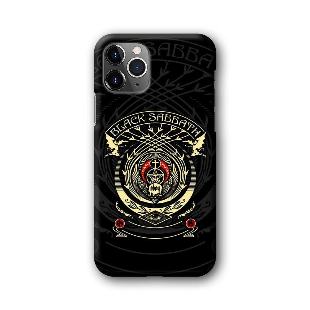 Black Sabbath Shadows Emblem iPhone 11 Pro Case-Oxvistore