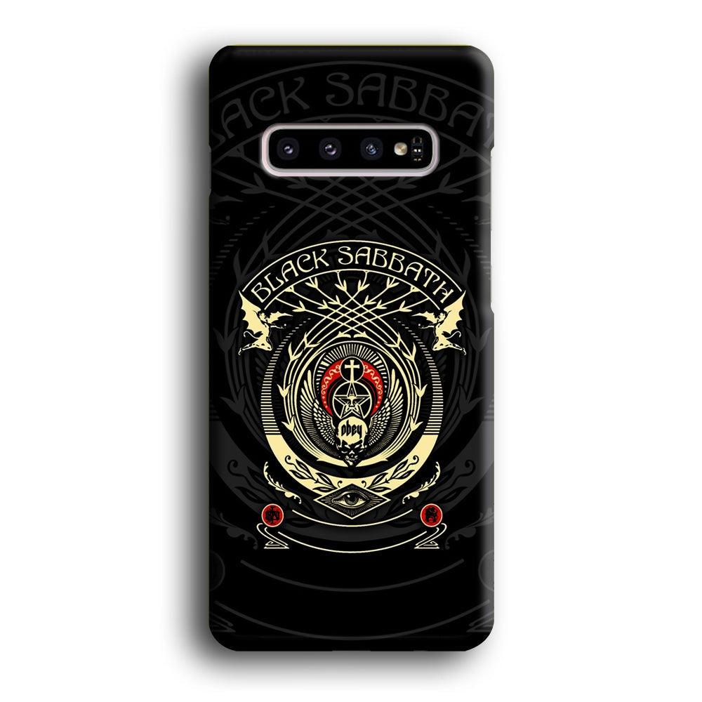 Black Sabbath Shadows Emblem Samsung Galaxy S10 Plus Case-Oxvistore