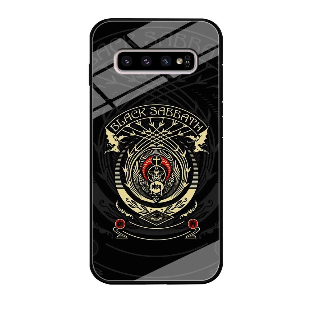 Black Sabbath Shadows Emblem Samsung Galaxy S10 Plus Case-Oxvistore