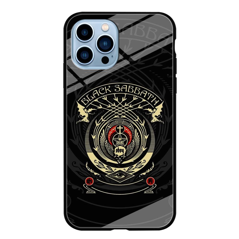 Black Sabbath Shadows Emblem iPhone 14 Pro Max Case-Oxvistore