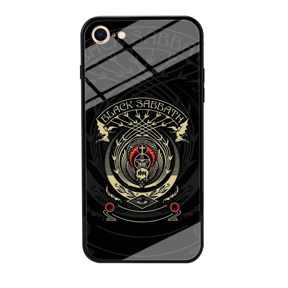 Black Sabbath Shadows Emblem iPhone 8 Case-Oxvistore