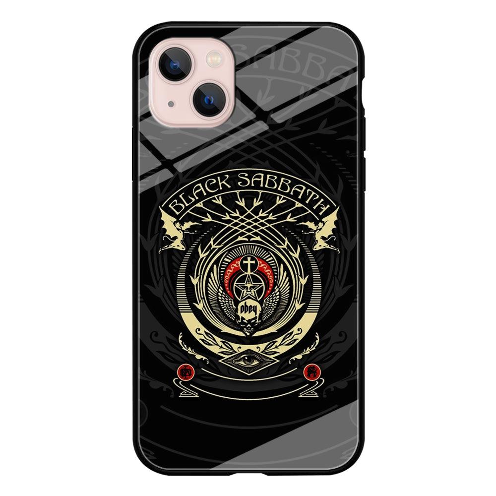 Black Sabbath Shadows Emblem iPhone 15 Plus Case-Oxvistore