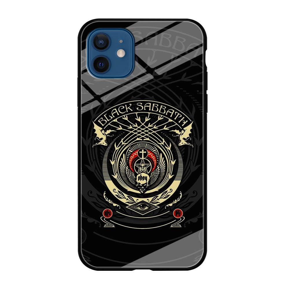 Black Sabbath Shadows Emblem iPhone 12 Case-Oxvistore