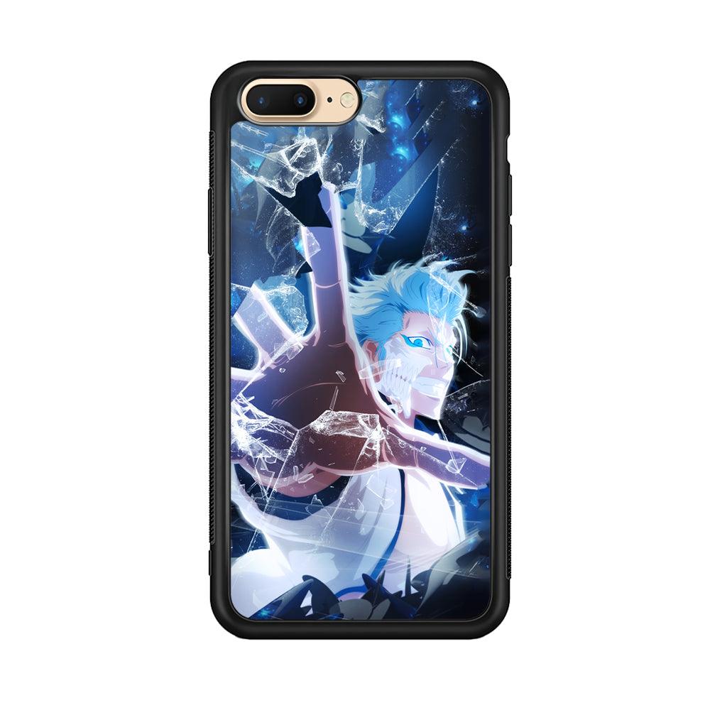 Bleach Hitsugaya Power of Touch iPhone 7 Plus Case-Rubber Black (2D Case)-Oxvistore