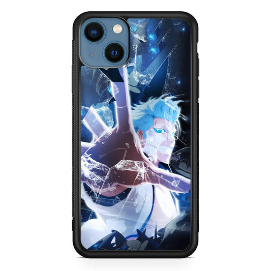 Bleach Hitsugaya Power of Touch iPhone 15 Case-Rubber Black (2D Case)-Oxvistore