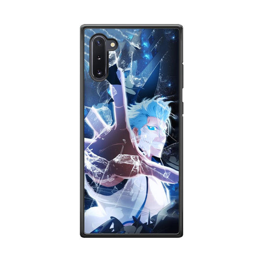 Bleach Hitsugaya Power of Touch Samsung Galaxy Note 10 Case-Rubber Black (2D Case)-Oxvistore