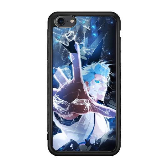 Bleach Hitsugaya Power of Touch iPhone 7 Case-Rubber Black (2D Case)-Oxvistore