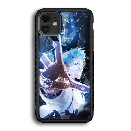 Bleach Hitsugaya Power of Touch iPhone 11 Case-Rubber Black (2D Case)-Oxvistore