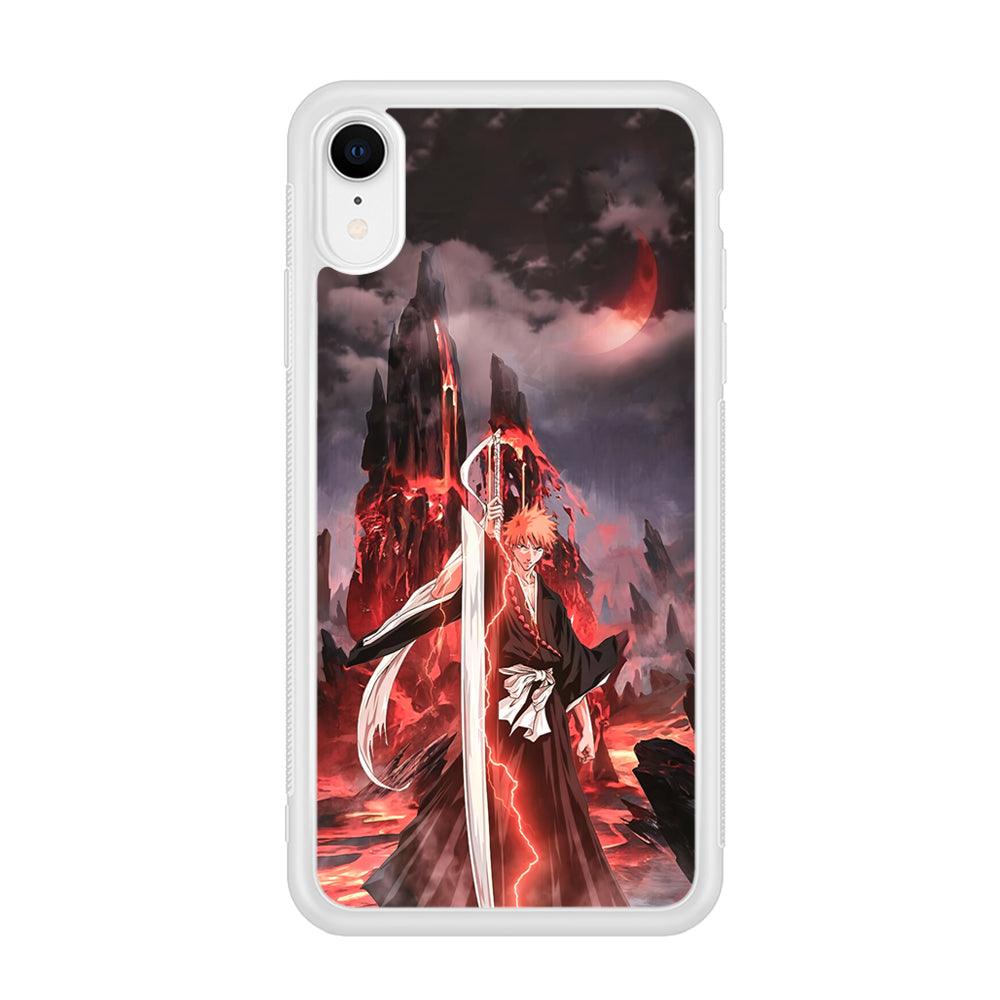 Bleach Red Moon and Lightning iPhone XR Case-Oxvistore