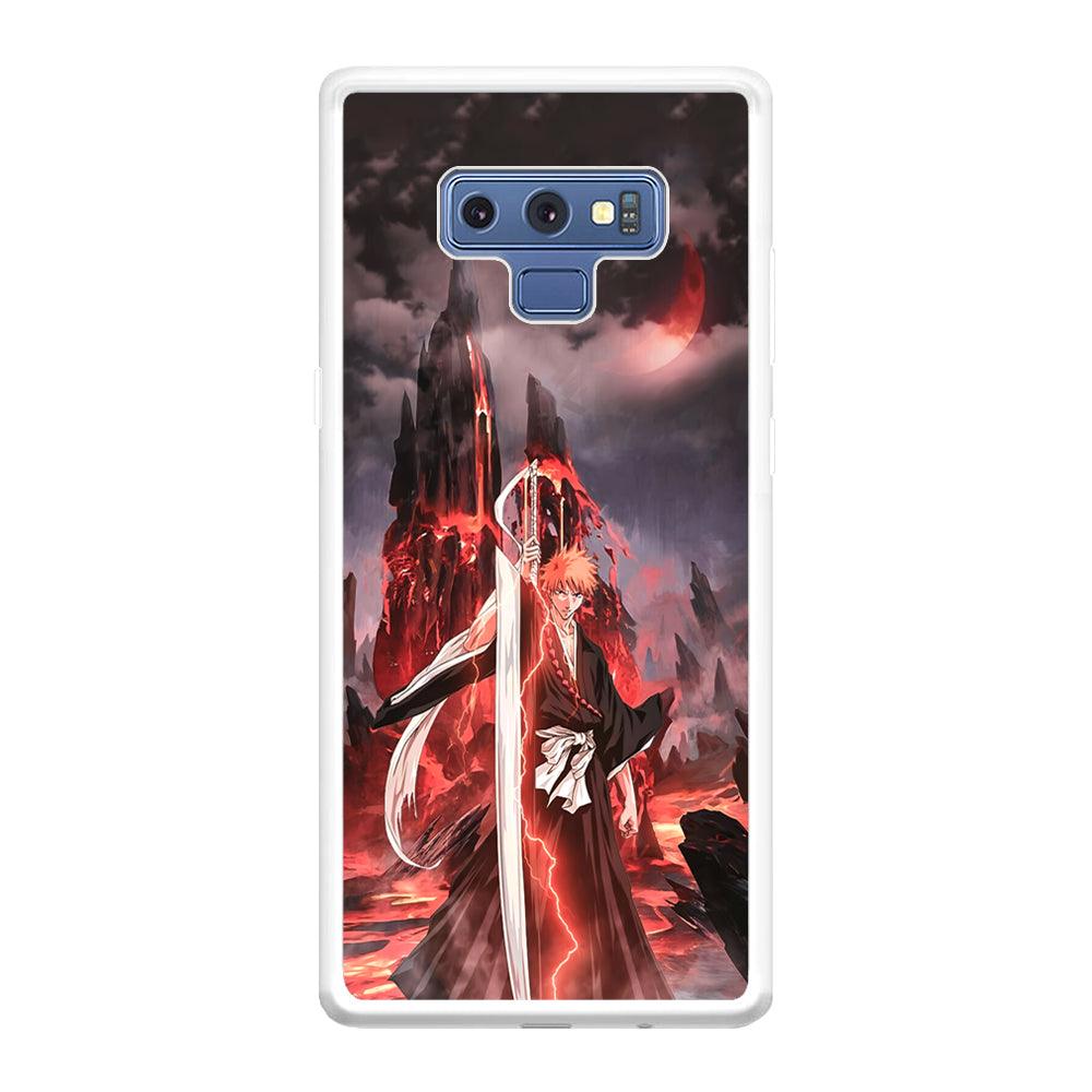 Bleach Red Moon and Lightning Samsung Galaxy Note 9 Case-Oxvistore