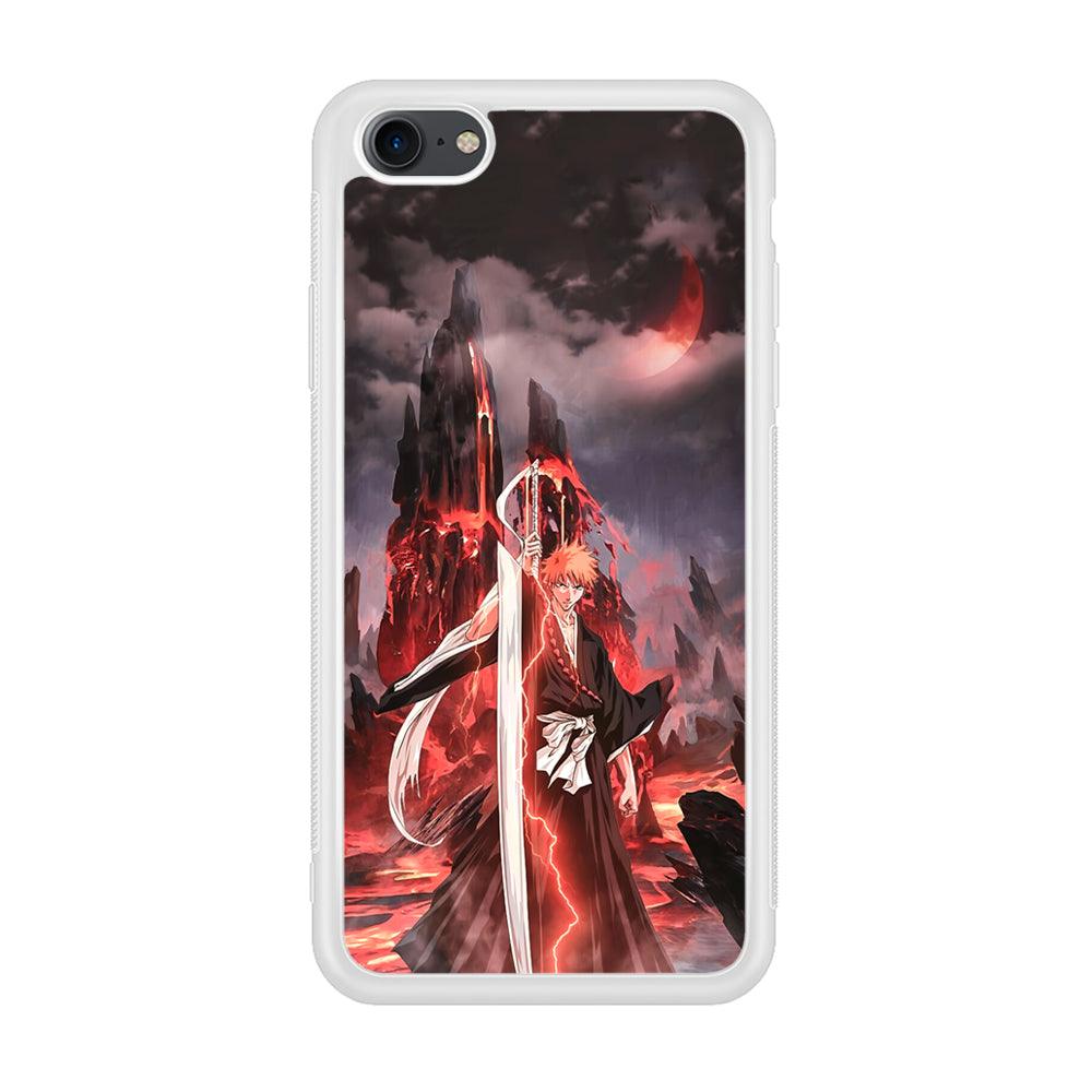 Bleach Red Moon and Lightning iPhone 8 Case-Oxvistore