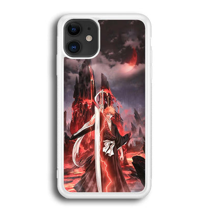 Bleach Red Moon and Lightning iPhone 12 Case-Oxvistore