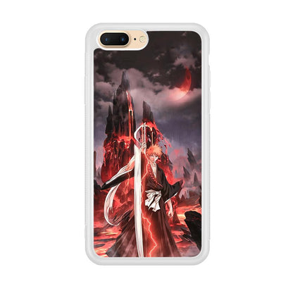 Bleach Red Moon and Lightning iPhone 8 Plus Case-Oxvistore