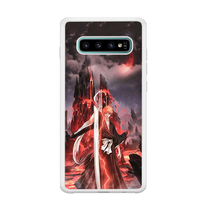 Bleach Red Moon and Lightning Samsung Galaxy S10 Plus Case-Oxvistore