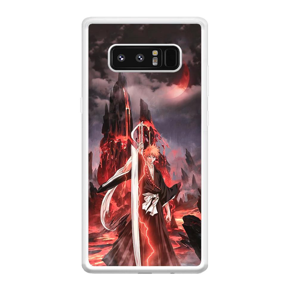 Bleach Red Moon and Lightning Samsung Galaxy Note 8 Case-Oxvistore