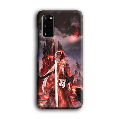 Bleach Red Moon and Lightning Samsung Galaxy S20 Case-Oxvistore