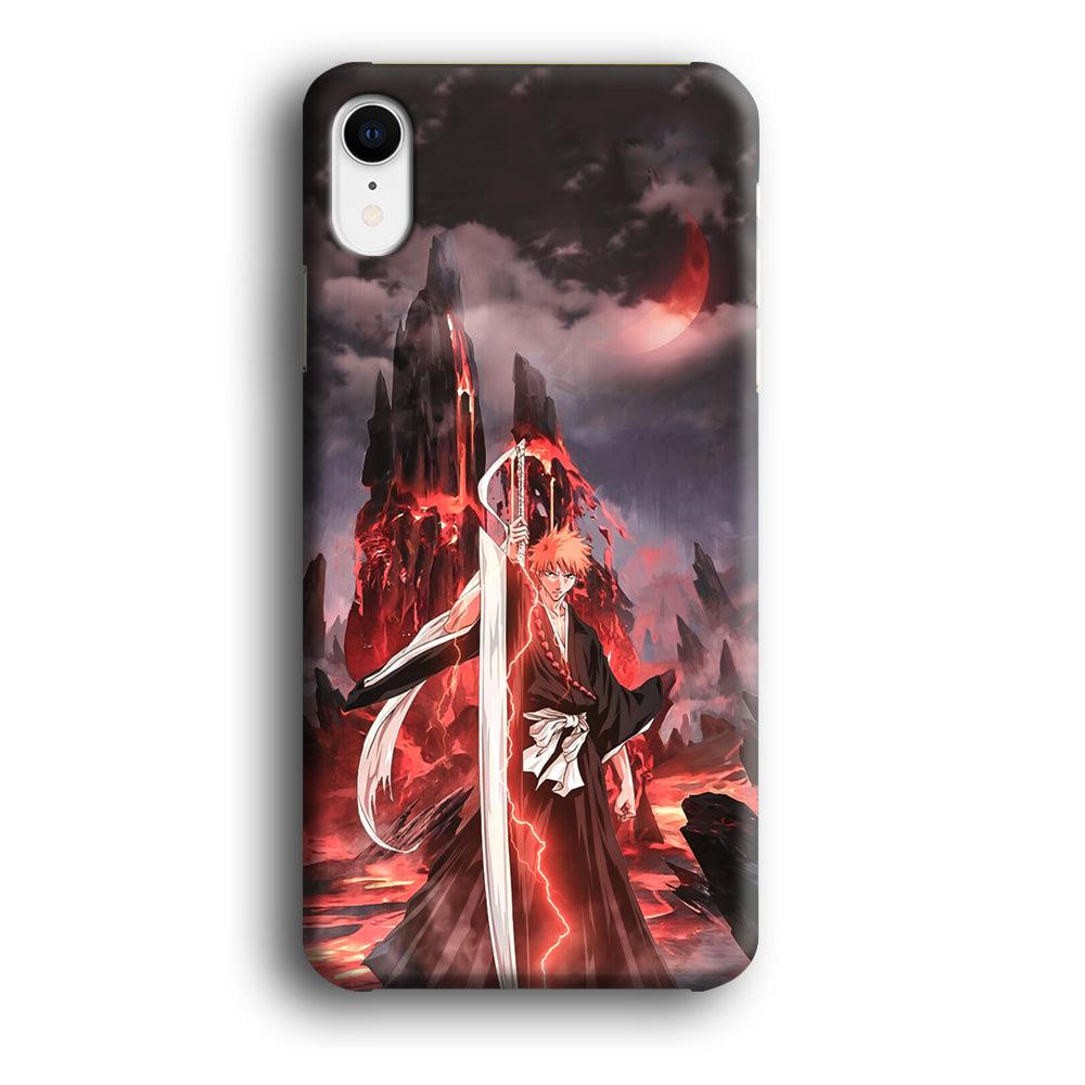 Bleach Red Moon and Lightning iPhone XR Case-Oxvistore