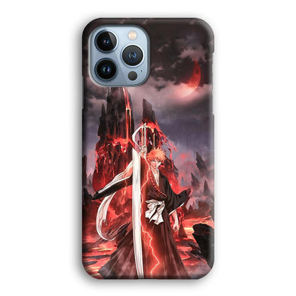 Bleach Red Moon and Lightning iPhone 15 Pro Max Case-Oxvistore