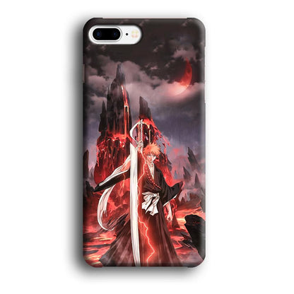 Bleach Red Moon and Lightning iPhone 8 Plus Case-Oxvistore