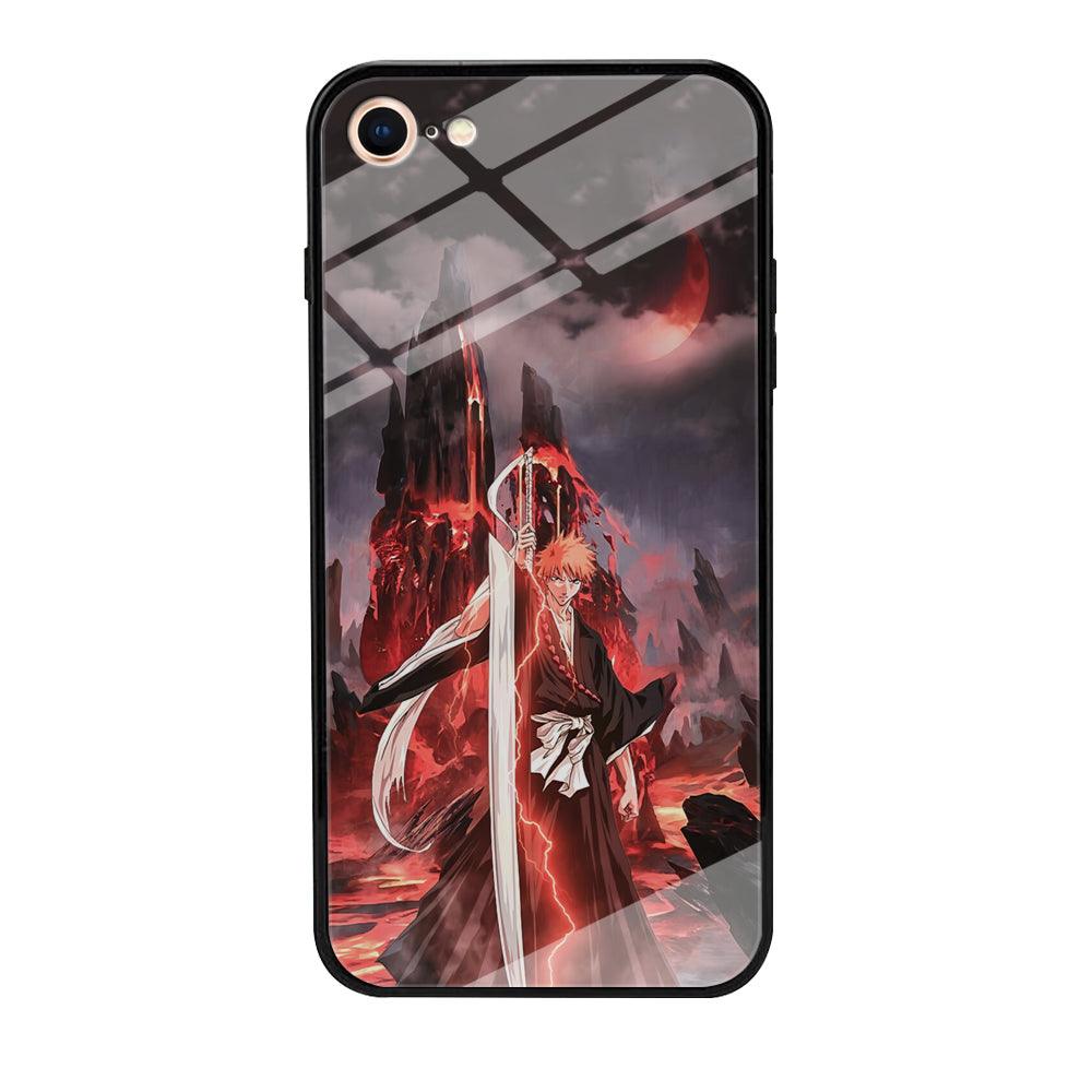 Bleach Red Moon and Lightning iPhone 8 Case-Oxvistore