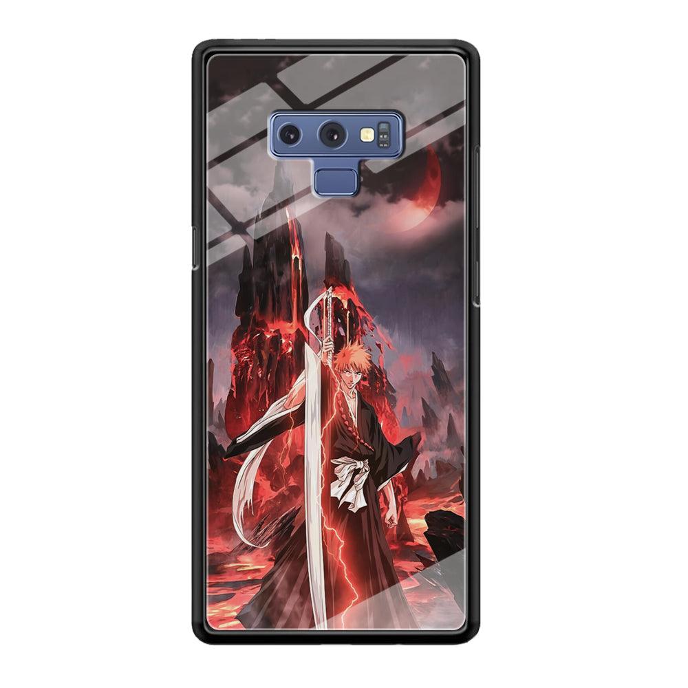 Bleach Red Moon and Lightning Samsung Galaxy Note 9 Case-Oxvistore