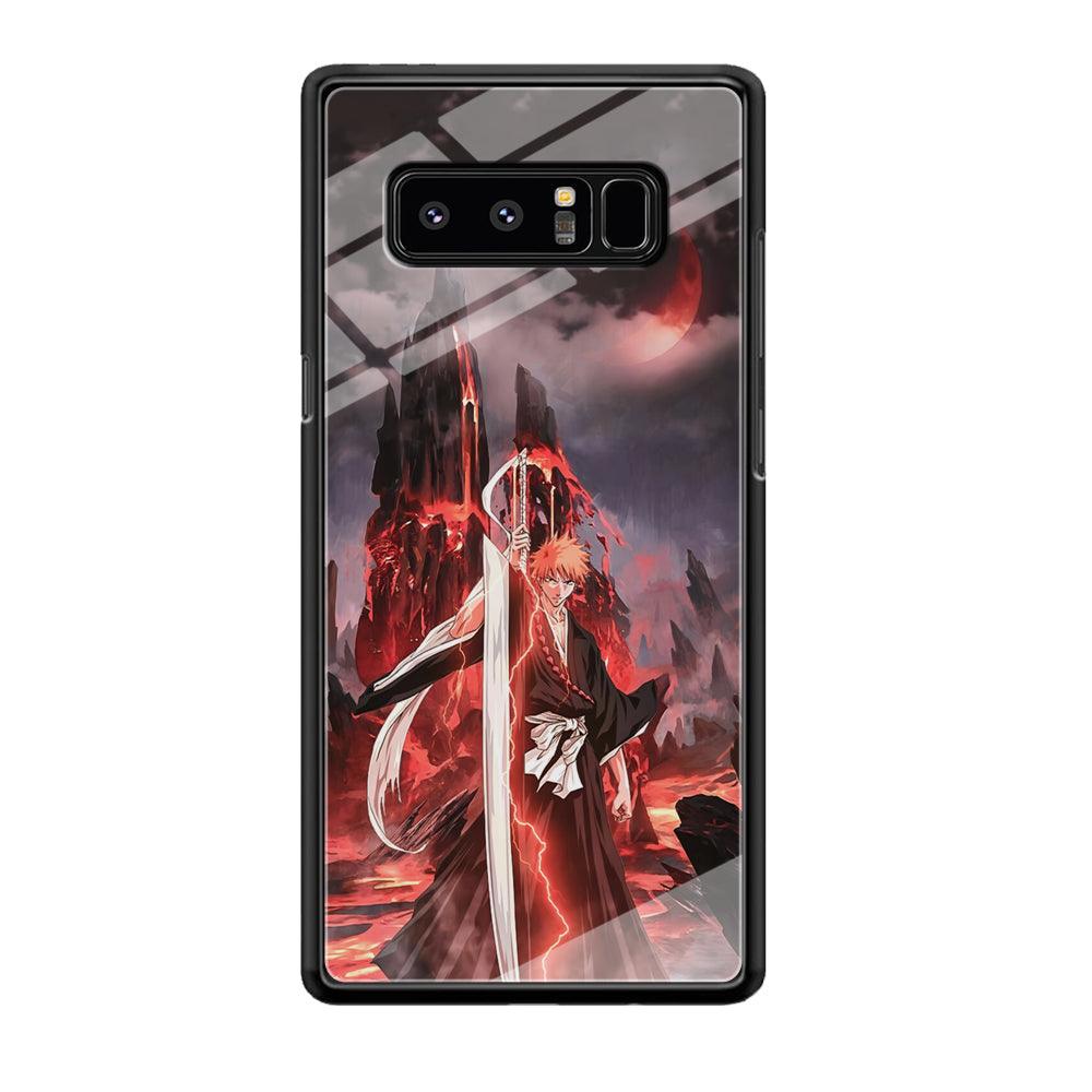 Bleach Red Moon and Lightning Samsung Galaxy Note 8 Case-Oxvistore