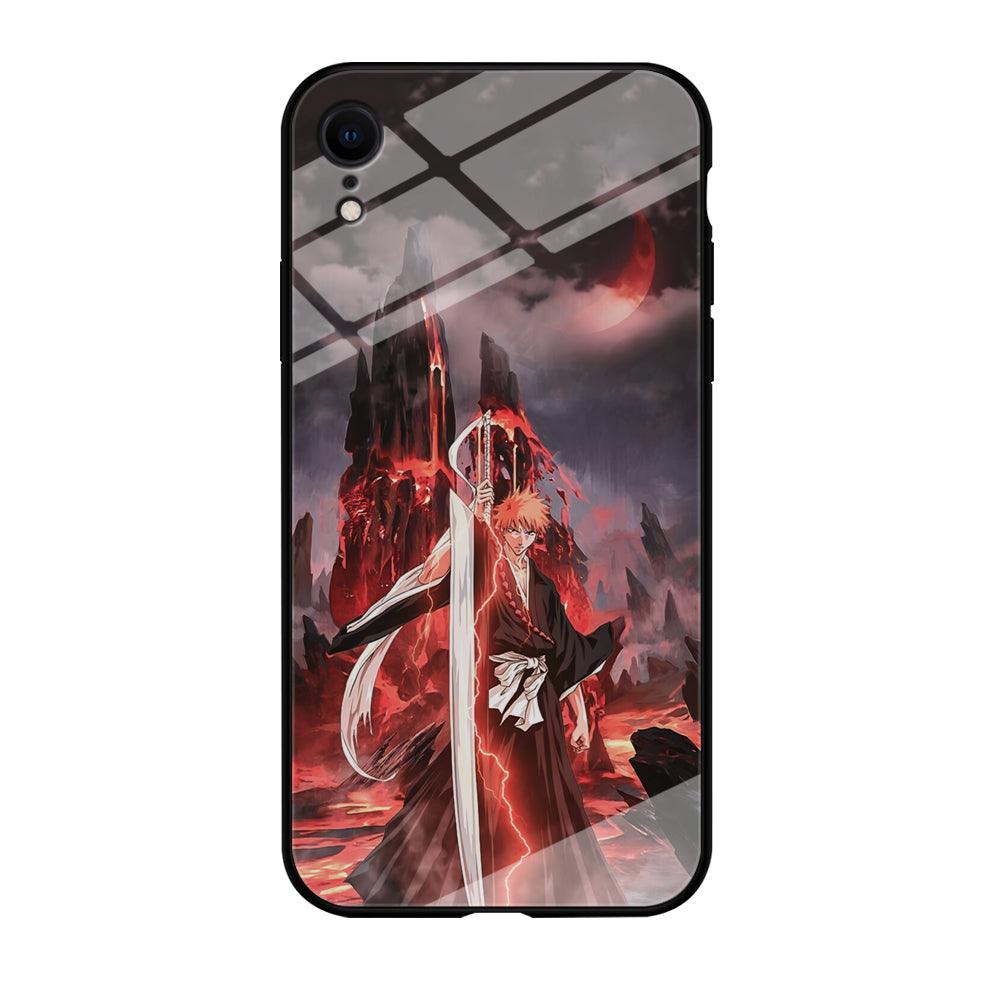 Bleach Red Moon and Lightning iPhone XR Case-Oxvistore