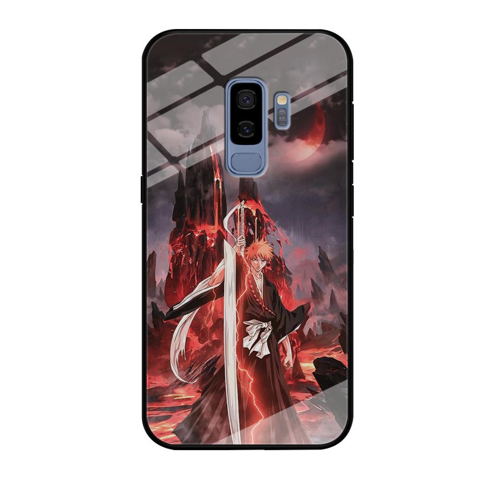 Bleach Red Moon and Lightning Samsung Galaxy S9 Plus Case-Oxvistore