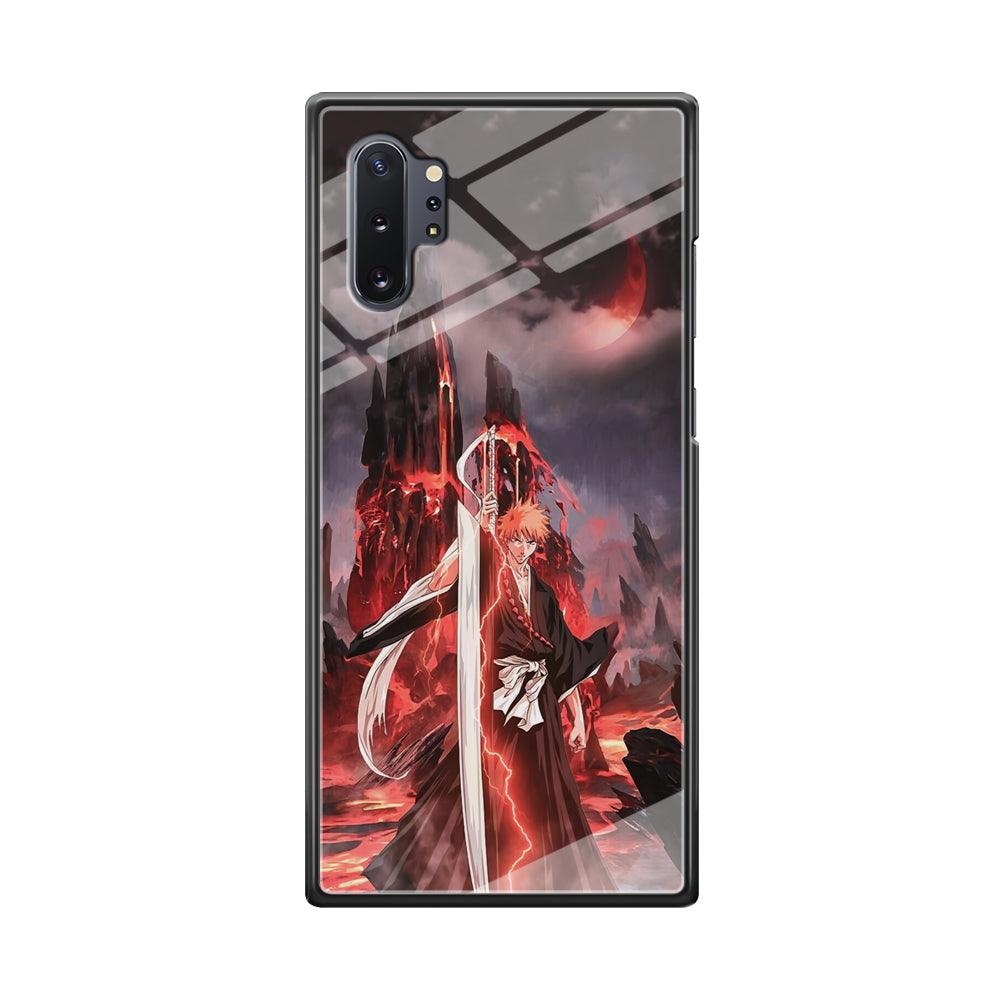 Bleach Red Moon and Lightning Samsung Galaxy Note 10 Plus Case-Oxvistore