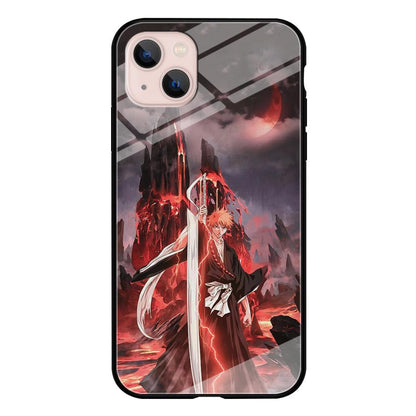 Bleach Red Moon and Lightning iPhone 13 Case-Oxvistore