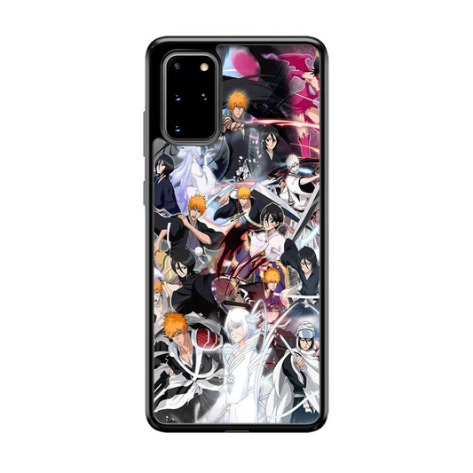 Bleach The Transformation of Power Samsung Galaxy S20 Plus Case-Rubber Black (2D Case)-Oxvistore