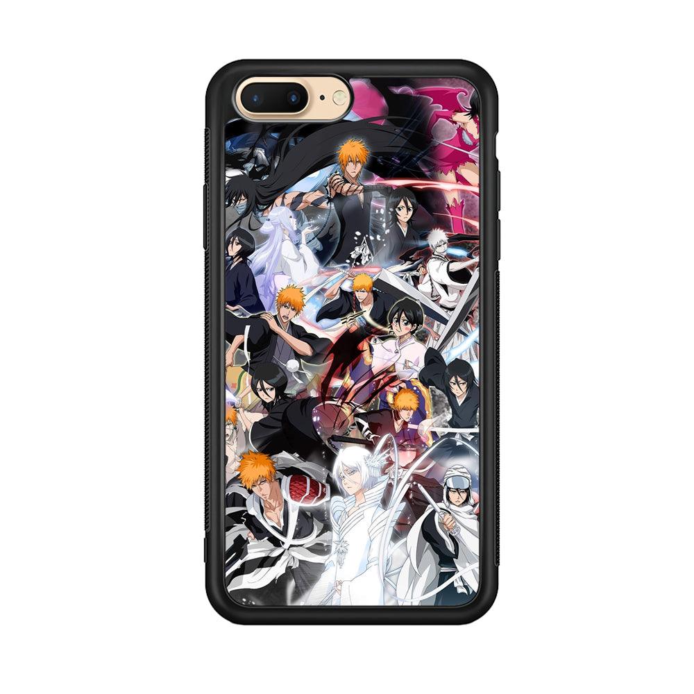 Bleach The Transformation of Power iPhone 8 Plus Case-Rubber Black (2D Case)-Oxvistore