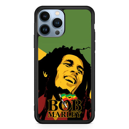 Bob Marley Art Legend Reggae 2D Rubber Phone Case