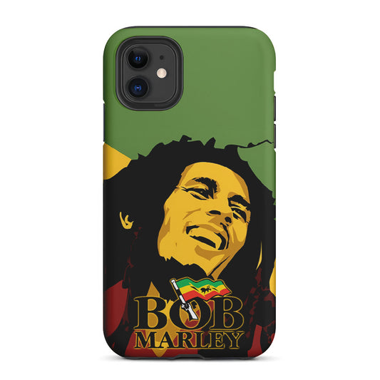 Bob Marley Art Legend Reggae 2 in 1 Tough Phone Case