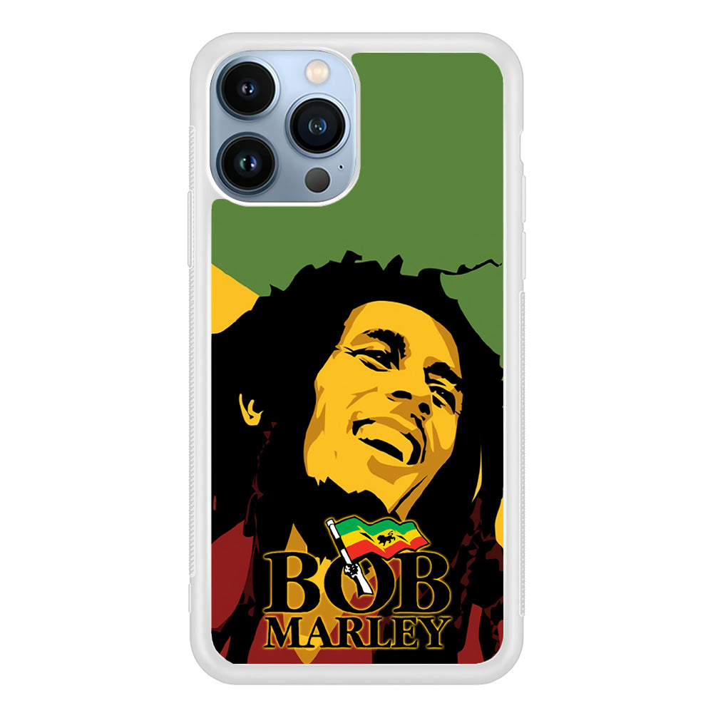 Bob Marley Art Legend Reggae 2D Rubber Phone Case