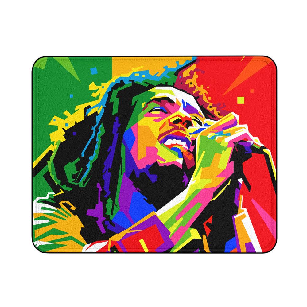 Bob Marley Sings Pop Art Mouse Pads-18x21 CM-Oxvistore