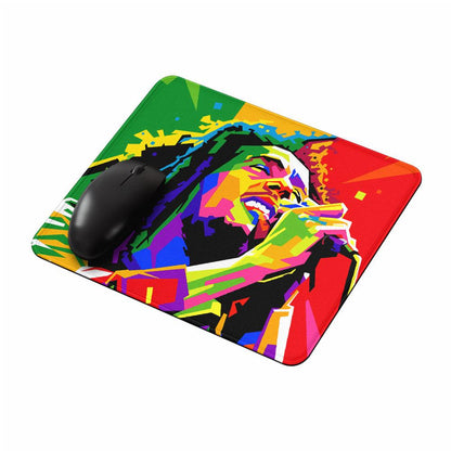 Bob Marley Sings Pop Art Mouse Pads-Oxvistore