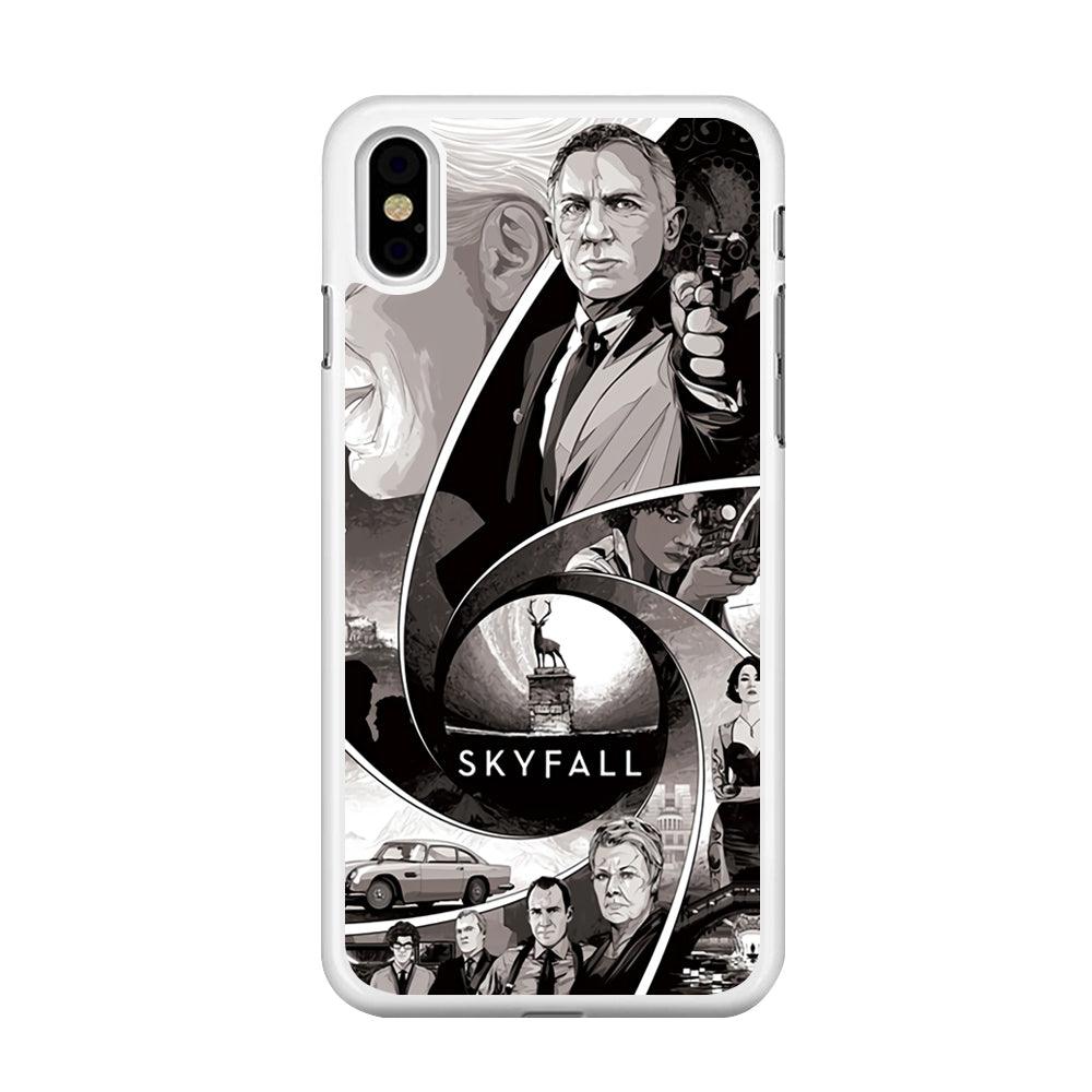 Bond on Skyfall iPhone X Case-Oxvistore